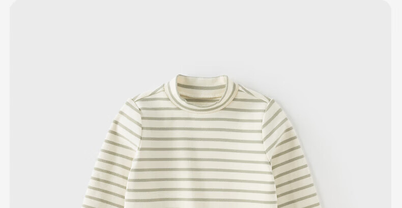 David Bella Kids Long Sleeve T-Shirt Autumn Winter Girls Boys Striped Half Turtleneck Base Layer Top 5